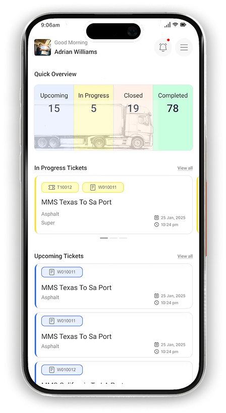 Mobile Dashboard